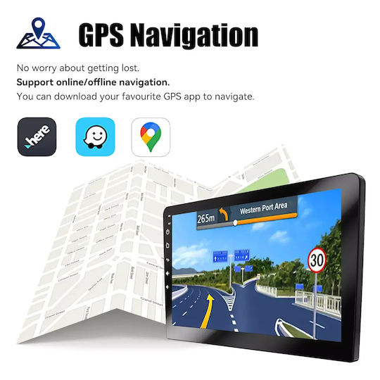 Ηχοσύστημα Αυτοκινήτου για Honda Civic 2001-2006 (Bluetooth/USB/WiFi/GPS/Apple-Carplay/Android-Auto) με Οθόνη Αφής 9"