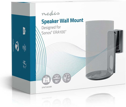 Nedis Speaker Wall Mount (Piece) in Black Colour