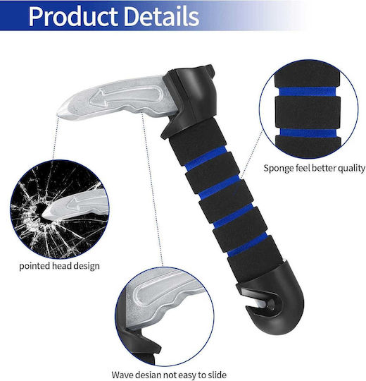 Emergency Hammer Car Handle Belt Cutter