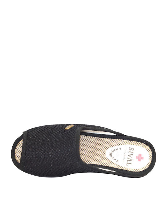 Women's Anatomic Black Sandals