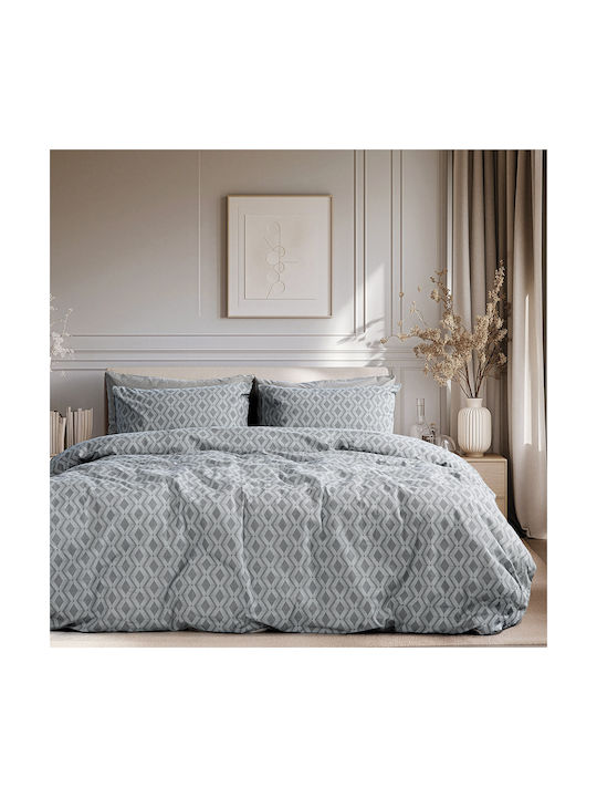 Beauty Home 12564 Σετ Μαξιλαροθήκες με Φάσα Ανθρακί 51x73εκ.