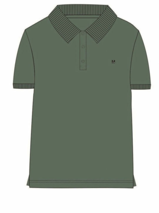 Funky Polo Pentru Copii Cu Mâneci Scurte Kaki Deschis Funky Polo Pentru Copii Cu Mâneci Scurte Kaki Deschis