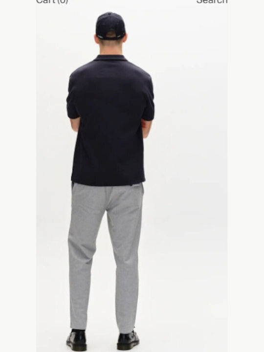 Monza Trousers Elastic Light Grey