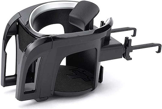 Car Cup Holder with Mobile Mount 1 Slot for AC Vent in Black Colour