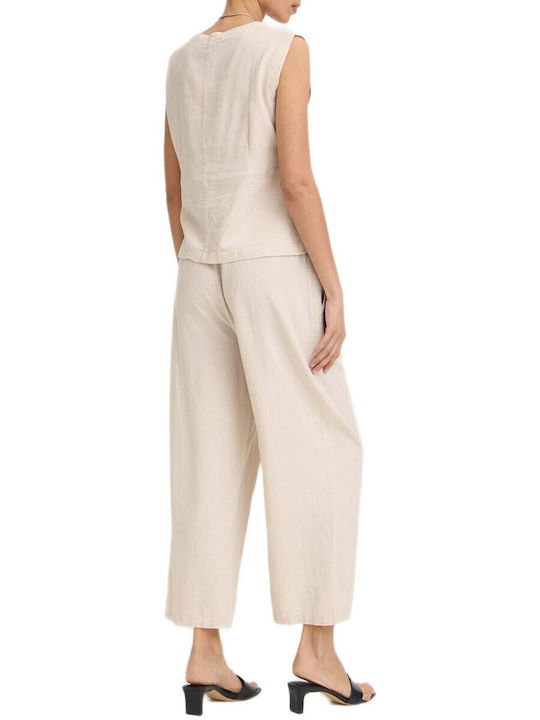 Beige Damenweste