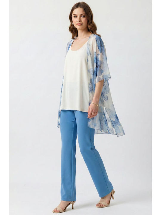 Cardigan Pentru Femei Albastru Deschis