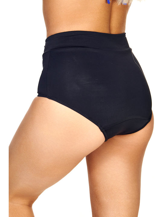 Bikini Boxer Ψηλόμεσο Μαύρο