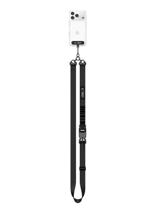 Tech-protect C9s Rope Crossbody Phone Lanyard Black