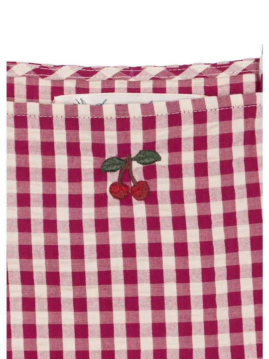 Παιδικό Φόρεμα Αμάνικο Rasberry Check