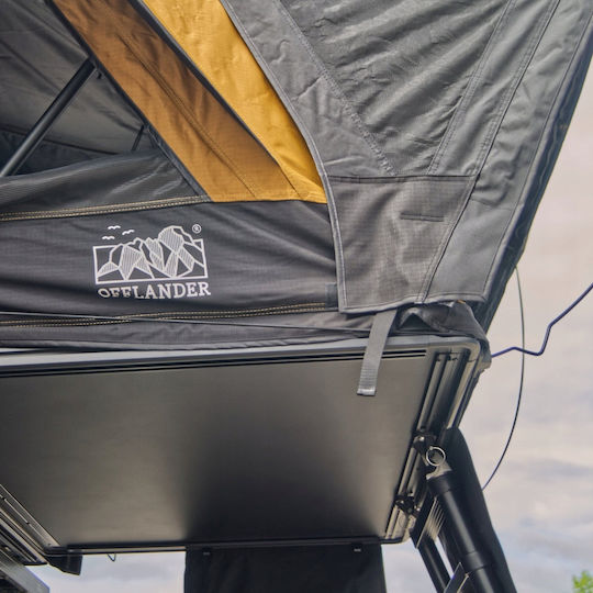 Offlander Fold E 150 Roof Σκηνή Camping Αυτοκινήτου Μαύρη 240x150x130εκ.