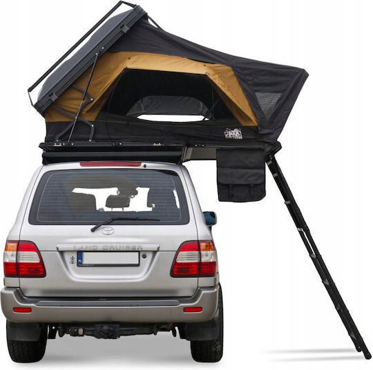 Offlander Fold E 150 Roof Σκηνή Camping Αυτοκινήτου Μαύρη 240x150x130εκ.