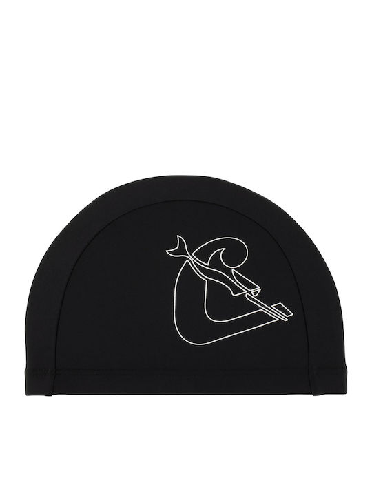 Cressi Tago Swim Cap Spandex Black White Ncc