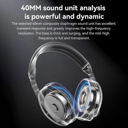 Yesido Căști Over Ear Wireless / Cu Fir cu 8 Ore Autonomie Negre