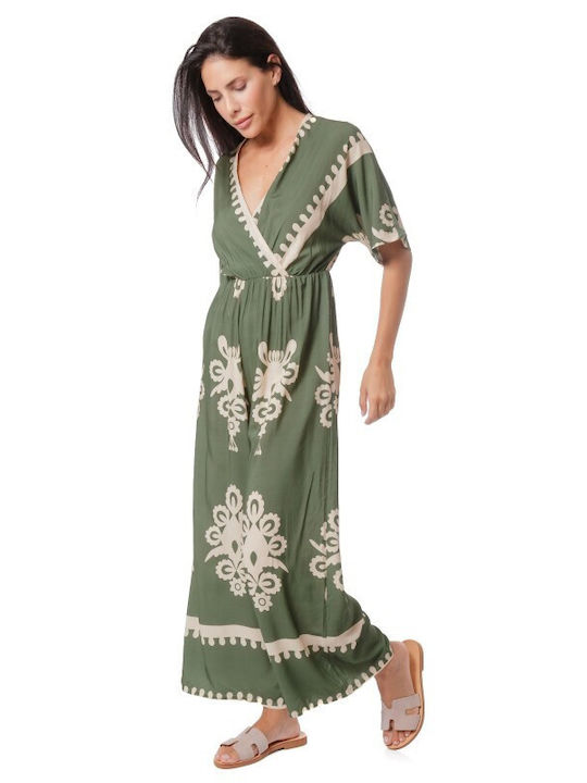 Women's Khaki One-piece Jumpsuit