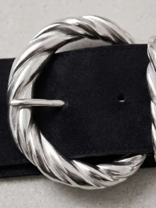 Elastische Damen Gürtel Silber