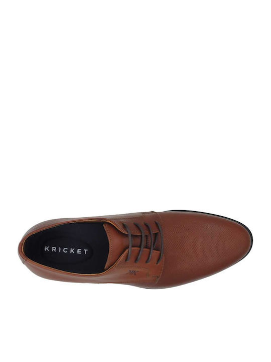 Herren Schuhe Braune Leder Schnürschuhe