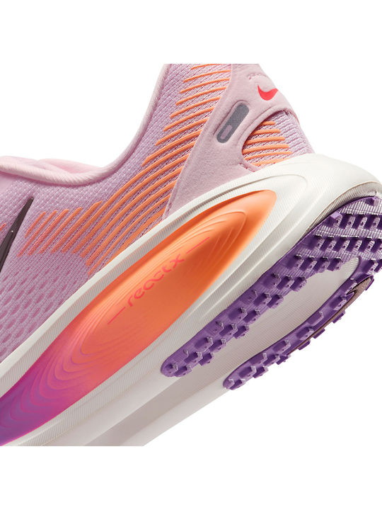 Vomero 18 Kids Sports Shoes Running with Laces Pink