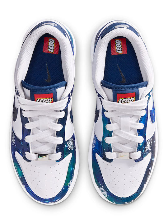 Dunk Low Παιδικά Sneakers Λευκά