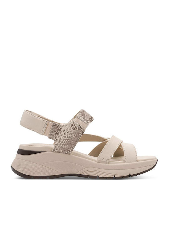 Sommer Damenplattformen Beige