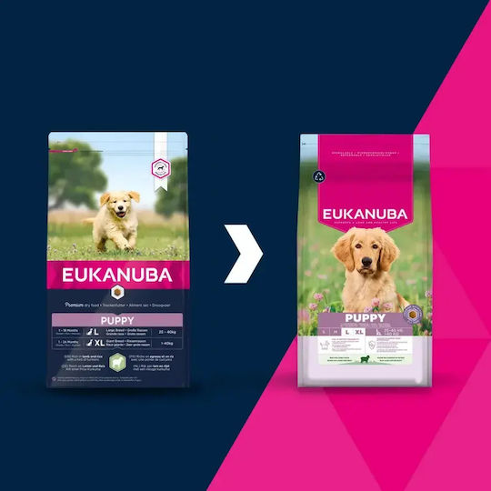 Eukanuba Puppy 12kg Dry Food for Puppies with Rice and Lamb