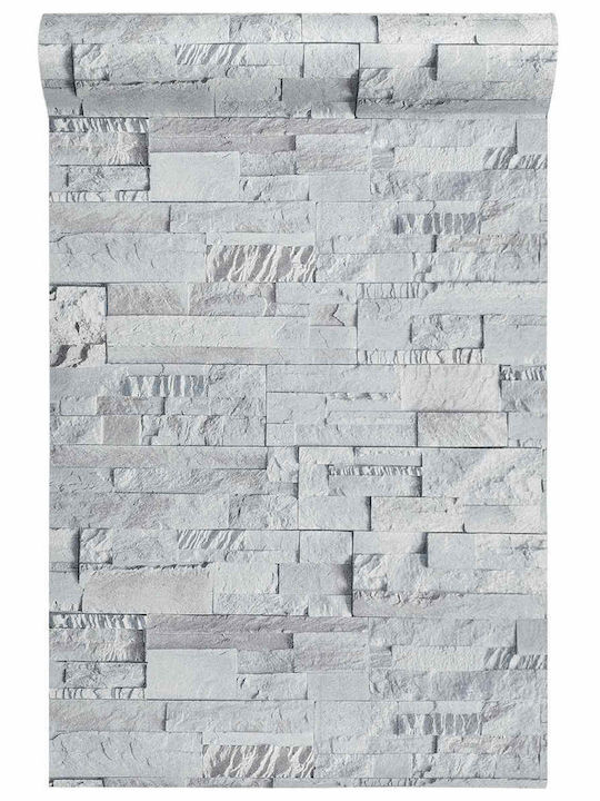 Ταπετσαρία Τοίχου Υφασμάτινη Γκρι 1000x53cm