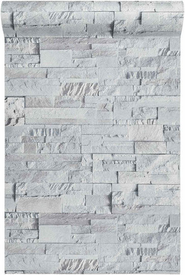 Fabric Gray Wall Wallpaper 1000x53cm