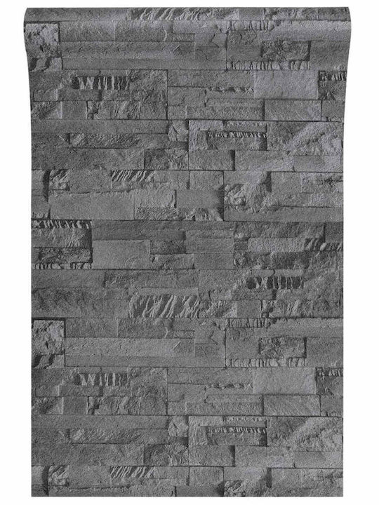 Ταπετσαρία Τοίχου Υφασμάτινη Μαύρη 1000x53cm