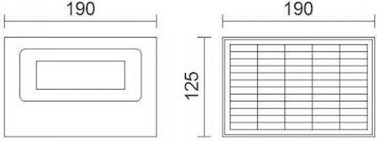 Spot Light Solar Light 60W Warm to Cool White with Photocell and Remote Control