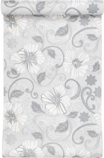 Tapet De Perete Din Material Textil Gri 1000x53cm