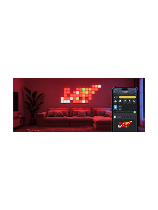 Govee Smarte Mini Panelen Licht Erweiterung 6er Pack – Erweitern Sie Ihre Kreative Beleuchtungsanlage