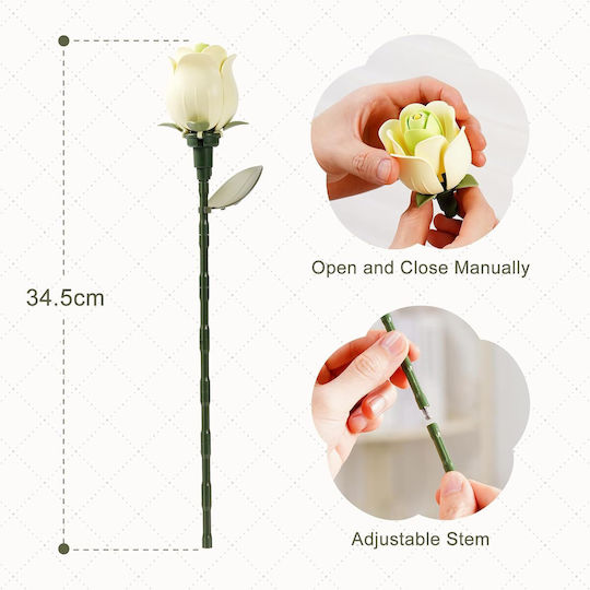 Rokr Cuburi De Construit Green Rose Pentru 14+ Ani 37 Bucăți