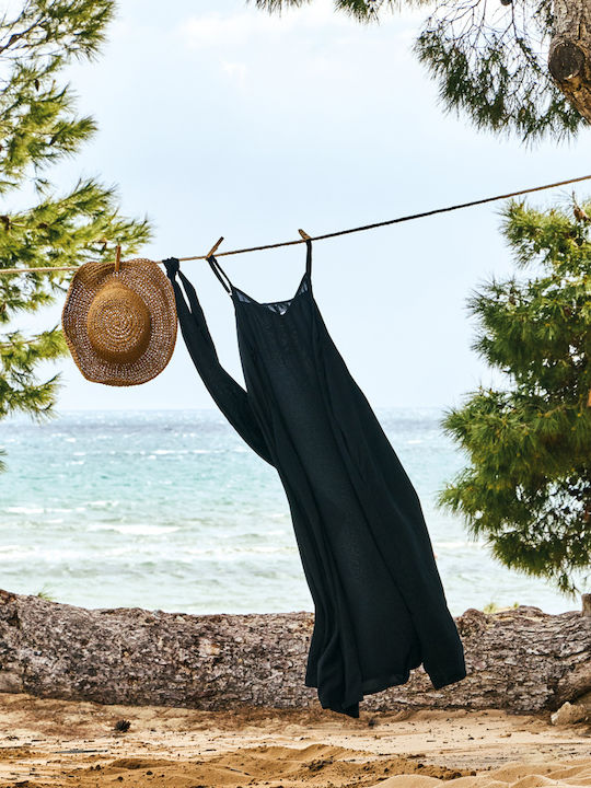 Kentia Fressy Γυναικείο Φόρεμα Παραλίας Black