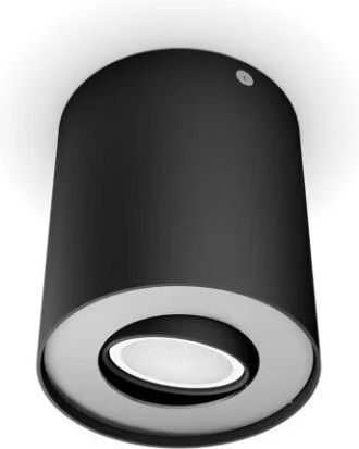 Philips Pillar Monospot in Schwarzes Farbe