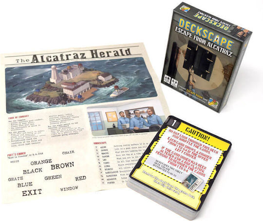 Board Game Deckscape: Escape from Alcatraz for 1-6 Players 12+ years Da Vinci Games