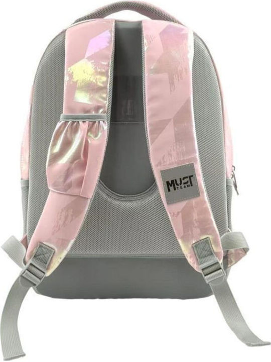 Backpack Must Team 32x18x43cm 3 Compartments Hologram Pink Backpack Must Team 32x18x43cm 3 Compartments Hologram Pink