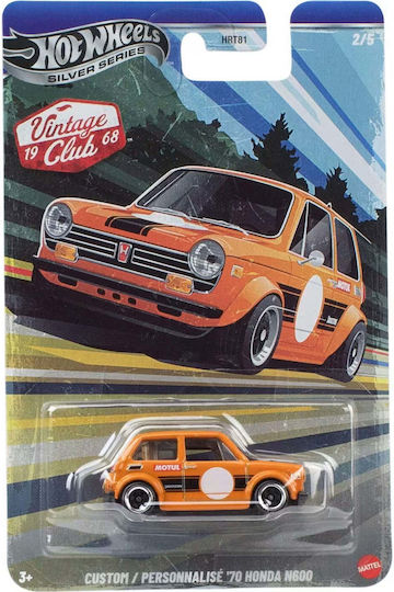 Hot Wheels Seria Silver Vintage Club 1968 Custom '70 Honda N600 Jky27