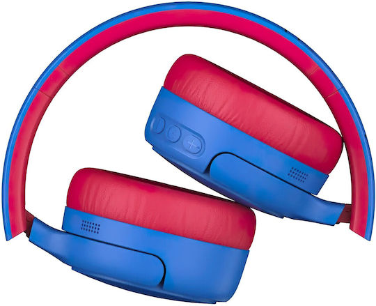 PowerLocus Tiger Wireless / Wired Kids' Over Ear Headphones Blue