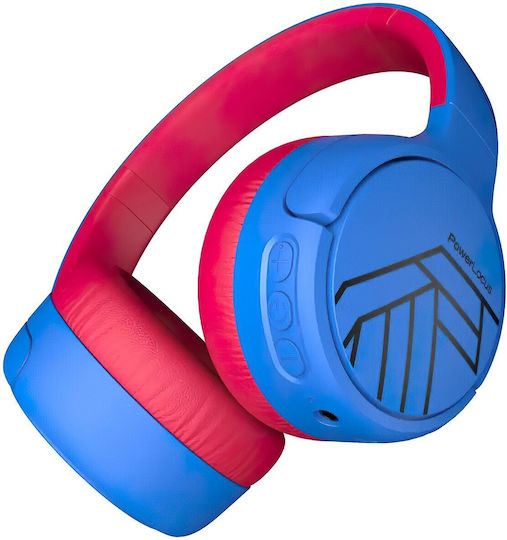 PowerLocus Tiger Wireless / Wired Kids' Over Ear Headphones Blue