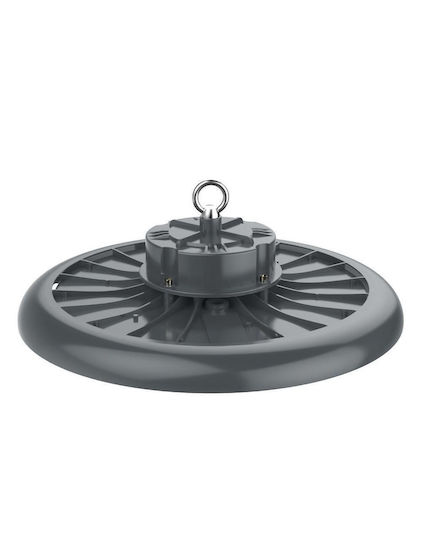 Universe Commercial Bell Light 100W Warm to Cool White 10000lm with Built-in LED Gray