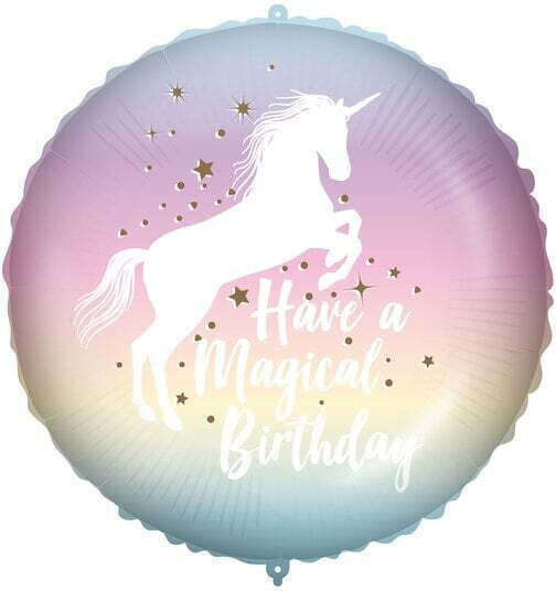 Balloon Foil Round Multicolour 46cm