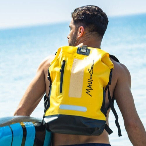 Maui & Sons Waterproof Bag Backpack Yellow
