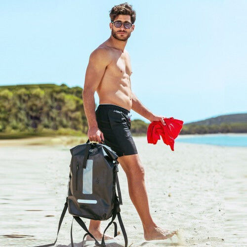 Maui & Sons Waterproof Bag Backpack Black
