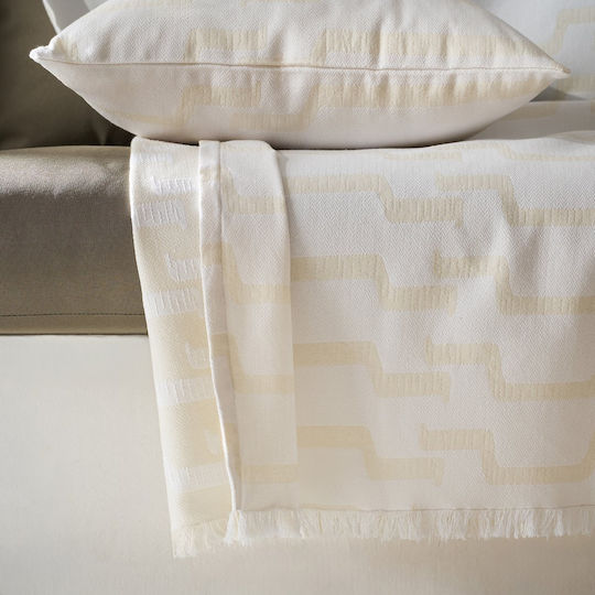 Gofis Home Clover Sofa Throw 180x250cm Polar White