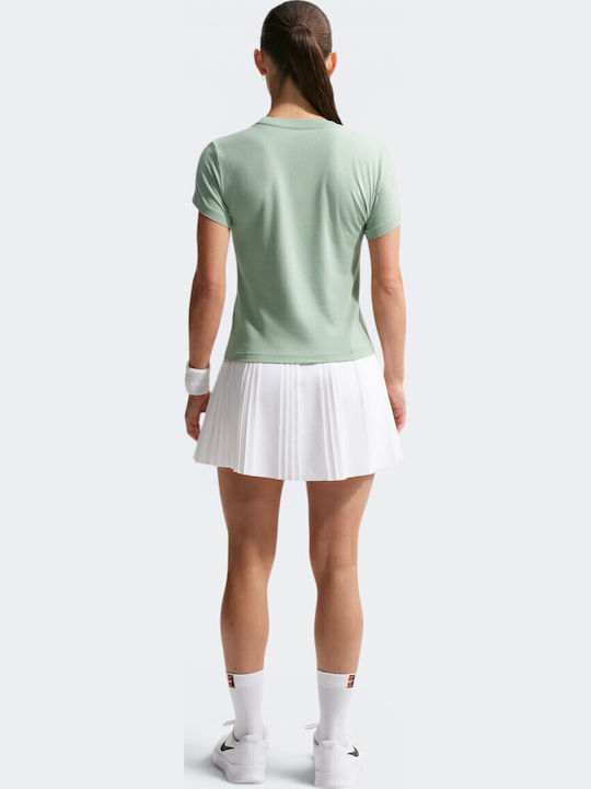 Nike Nikecourt Heritage Μπλούζα Steam / Βarely Green