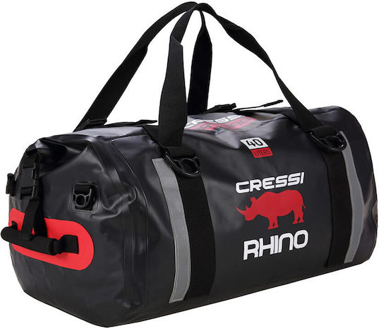 CressiSub Rhino Στεγανός Σάκος Ώμου 40lt Μαύρος