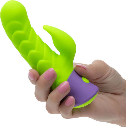 Calexotics Dragon G Δονητής Rabbit Πράσινος