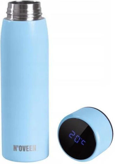 N'Oveen Bottle Thermos Stainless Steel 380ml Light Blue