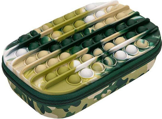 Zipit Zip & Pop Storage Box Zipper Pencil Case Green