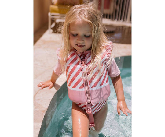 Protection Vest Stripes Bloom&blush 3-6 Years Monnëka