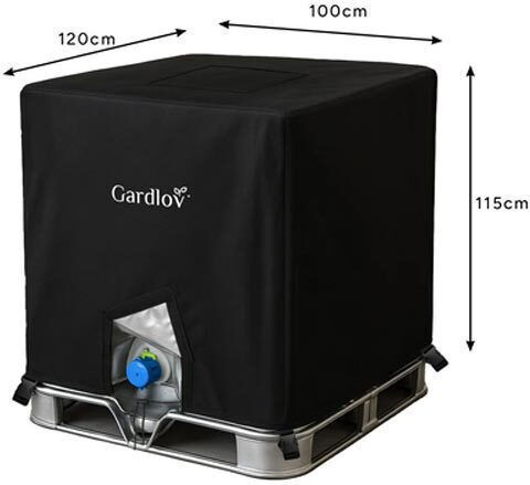 Gardlov Προστατευτικό Κάλυμμα Πισίνας Μαύρο 120x100εκ.